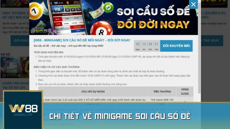 Chi tiết về Minigame soi cầu số đề