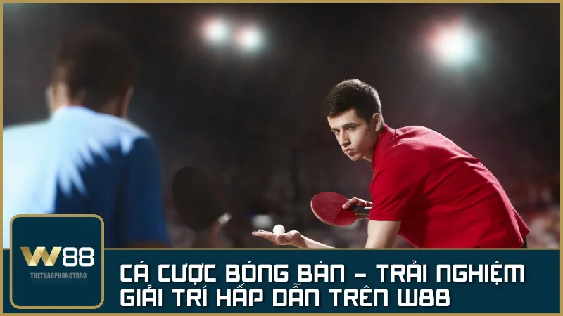 Cá cược bóng bàn – Trải nghiệm giải trí hấp dẫn với tỷ lệ cược cạnh tranh tại W88
