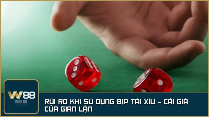 Rủi ro khi sử dụng tài xỉu bịp – nguy cơ mất tiền, bị cấm chơi vĩnh viễn, đối mặt với hậu quả pháp lý và đánh mất uy tín cá nhân.