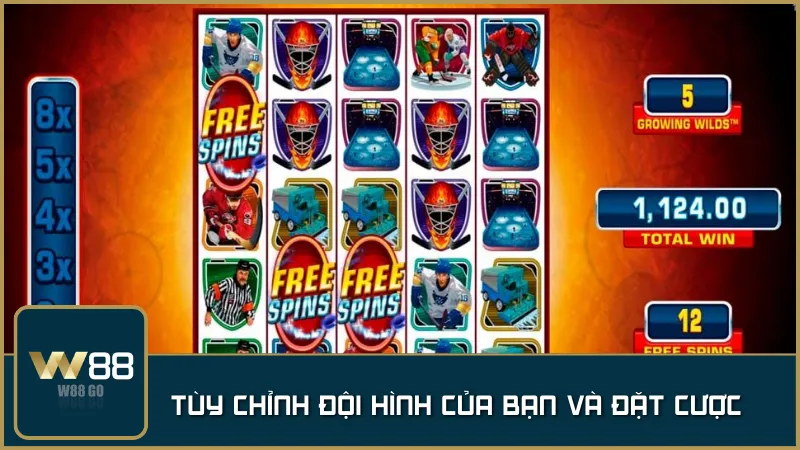 Tùy chỉnh cược – kiểm soát trận đấu slot Break Away Deluxe như một huấn luyện viên thực thụ.