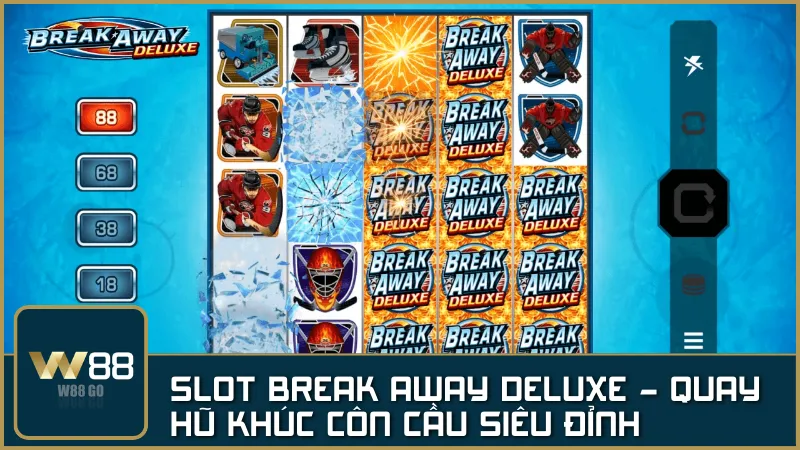 Break Away Deluxe: Slot khúc côn cầu với RTP 96.88% siêu hấp dẫn
