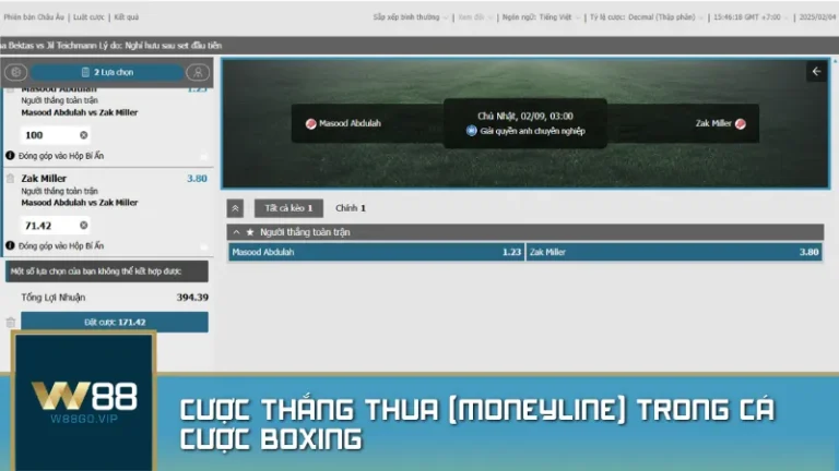 Đa dạng kèo cược boxing giúp bạn chọn lựa linh hoạt