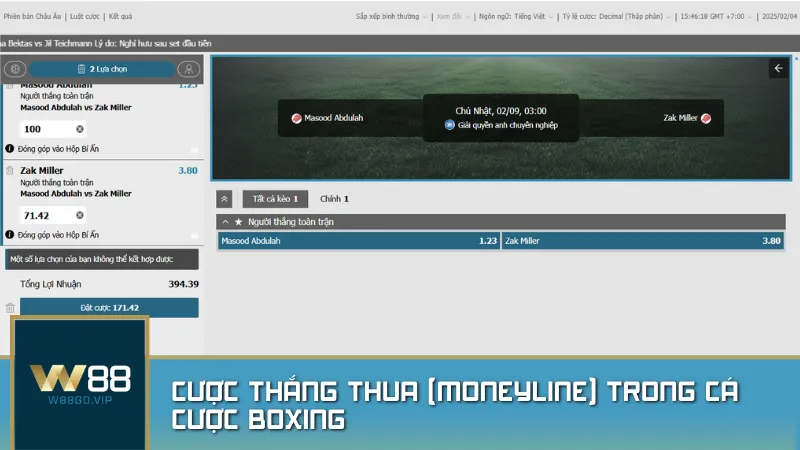 Đa dạng kèo cược boxing giúp bạn chọn lựa linh hoạt