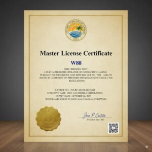 Giấy phép W88 - License CEZA