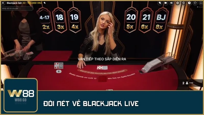Tổng quan Blackjack trực tiếp